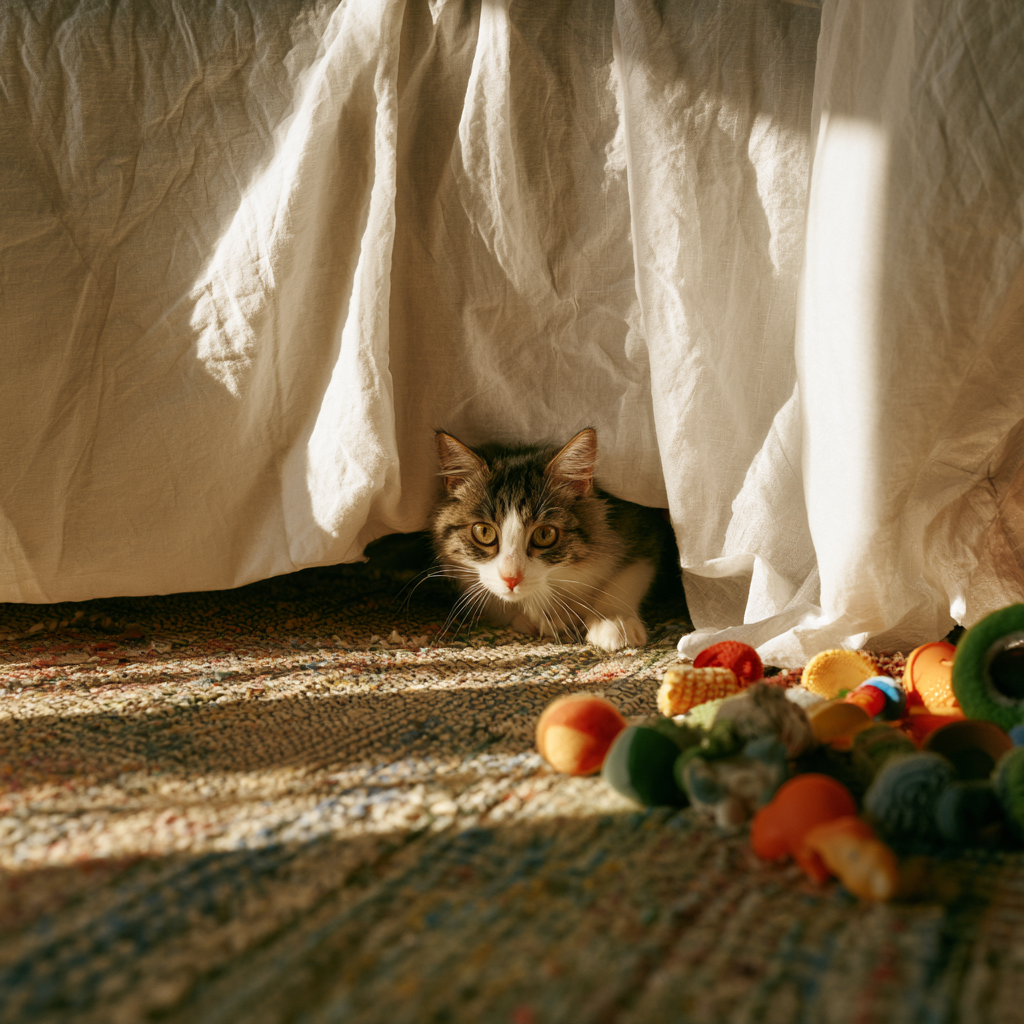 Why Does My Cat Hide Under the Bed? Understanding Your Cat's Behavior