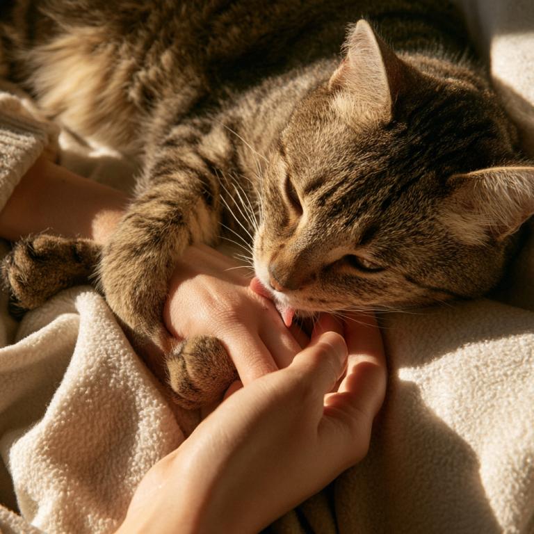 Why Does My Cat Lick Me? Understanding Feline Affection