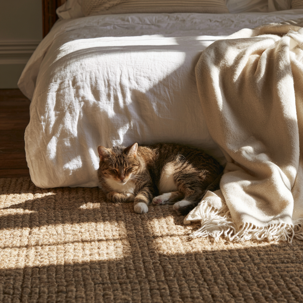 Why Does My Cat Sleep at My Feet? Exploring Feline Behavior