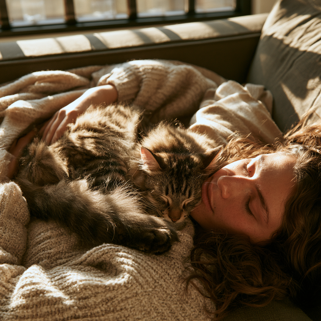 Why Does My Cat Sleep on My Chest? Understanding Feline Affection